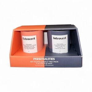 Persona Soy Blend Candle Two-Pack - Pink and Purple